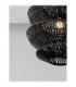 Nua 40cm Wire Frame Pendant Ceiling Light Sandy Black E27 1x12W-7