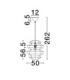 Nua 50cm 4 Level Wire Frame Pendant Ceiling Light Sandy Black E27 1x12W-6