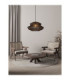 Nua 50cm 2 Level Wire Frame Pendant Ceiling Light Sandy Black E27 1x12W-2