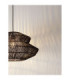 Nua 50cm 2 Level Wire Frame Pendant Ceiling Light Sandy Black E27 1x12W-6