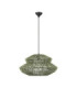 Nua Wire Frame Pendant Ceiling Light Green Sandy Black E27 1x12W-1