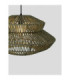 Nua Wire Frame Pendant Ceiling Light Green Sandy Black E27 1x12W-5