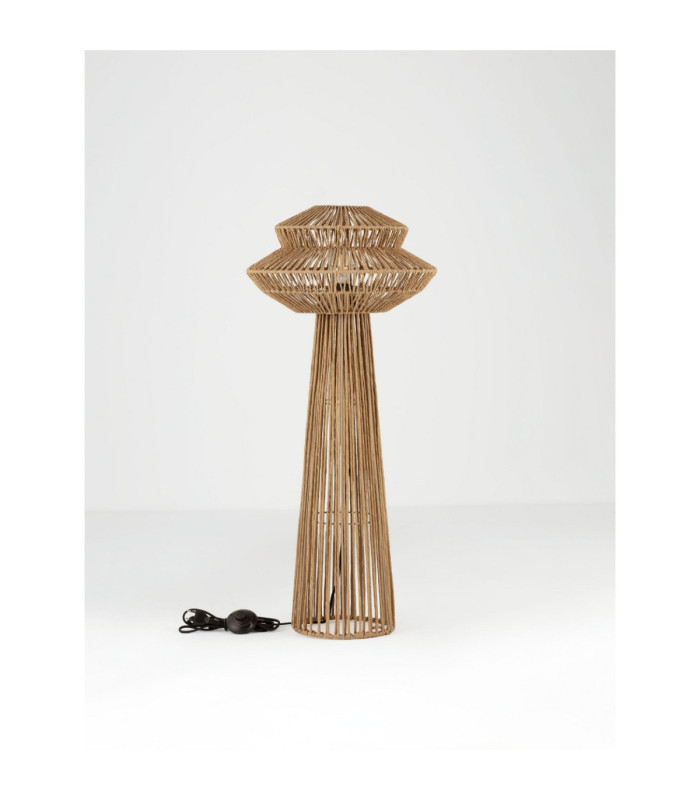 Nua Floor Lamp Natural Sandy Black E27 1x12W-3