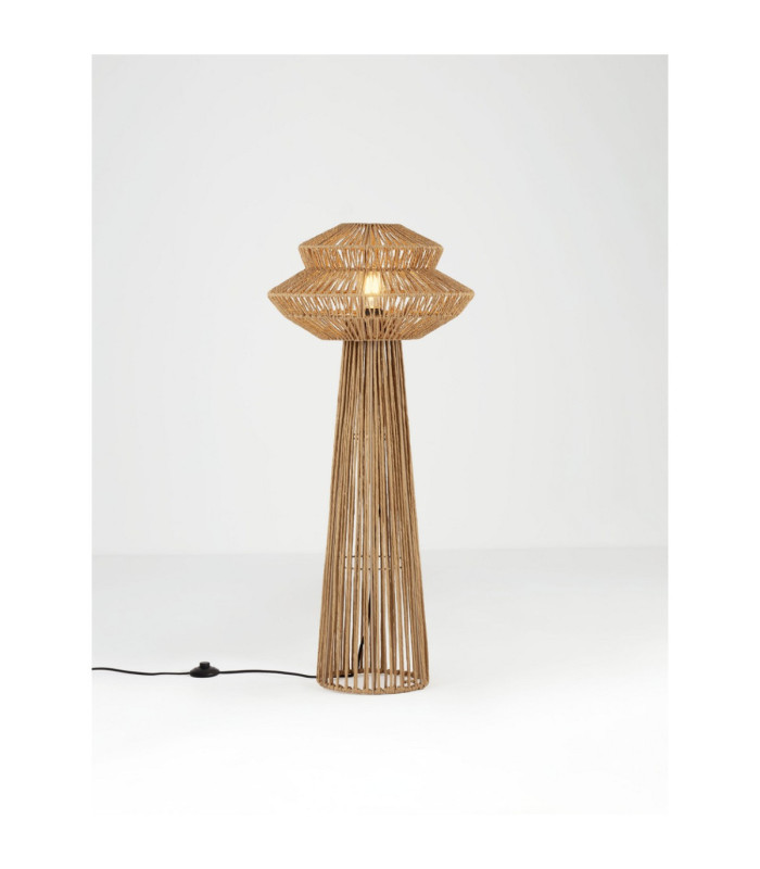 Nua Floor Lamp Natural Sandy Black E27 1x12W-4