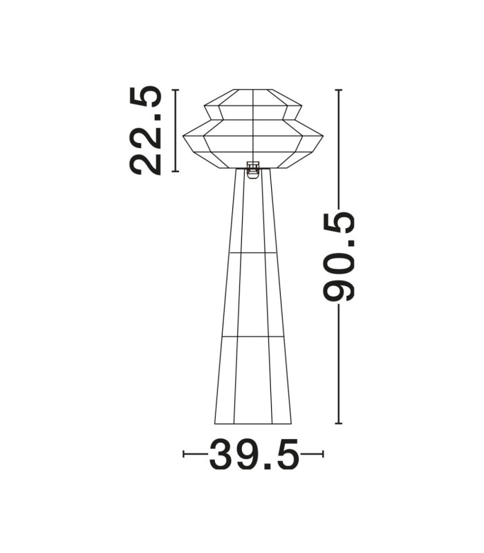 Nua Floor Lamp Natural Sandy Black E27 1x12W-10