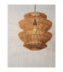 Nua 40cm Wire Frame Pendant Ceiling Light Natural Sandy Black E27 1x12W-5