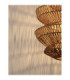 Nua 40cm Wire Frame Pendant Ceiling Light Natural Sandy Black E27 1x12W-6