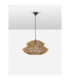 Nua 50cm 2 Level Wire Frame Pendant Ceiling Light Natural Sandy Black E27 1x12W-3