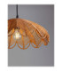 Flare Dome Pendant Ceiling Light Honey Black E27 1x12W-7