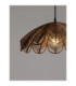 Flare Dome Pendant Ceiling Light Brown Black E27 1x12W-5