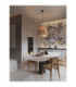 Sol Dome Pendant Ceiling Light Natural Black E27 1x12W-2
