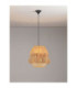Sol Dome Pendant Ceiling Light Natural Black E27 1x12W-4