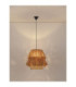 Sol Dome Pendant Ceiling Light Natural Black E27 1x12W-8