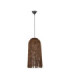 Vena Pendant Ceiling Light Brown Black E27 1x12W-1