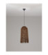 Vena Pendant Ceiling Light Brown Black E27 1x12W-3