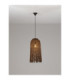 Vena Pendant Ceiling Light Brown Black E27 1x12W-4
