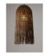 Vena Pendant Ceiling Light Brown Black E27 1x12W-7