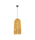 Vena Pendant Ceiling Light Thin Yellow Black E27 1x12W-1