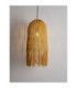 Vena Pendant Ceiling Light Thin Yellow Black E27 1x12W-7