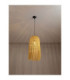 Vena Pendant Ceiling Light Thin Yellow Black E27 1x12W-8