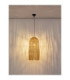 Vena Pendant Ceiling Light Thin Yellow Black E27 1x12W-9