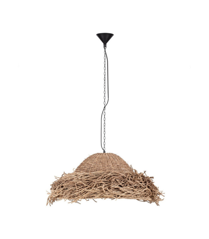 Natu 65cm Dome Pendant Ceiling Light Natural E27 1x12W-1