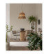 Natu 55cm Dome Pendant Ceiling Light Natural E27 3x12W-2