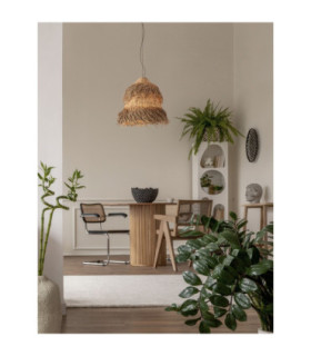 Natu 55cm Dome Pendant Ceiling Light Natural E27 3x12W-2