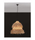 Natu 55cm Dome Pendant Ceiling Light Natural E27 3x12W-4