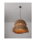 Natu 55cm Dome Pendant Ceiling Light Natural E27 3x12W-8