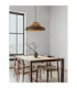 Natu 52.5cm Dome Pendant Ceiling Light Natural E27 3x12W-2