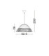 Natu 52.5cm Dome Pendant Ceiling Light Natural E27 3x12W-10