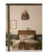 Natu 40cm Dome Pendant Ceiling Light Natural E27 1x12W-2