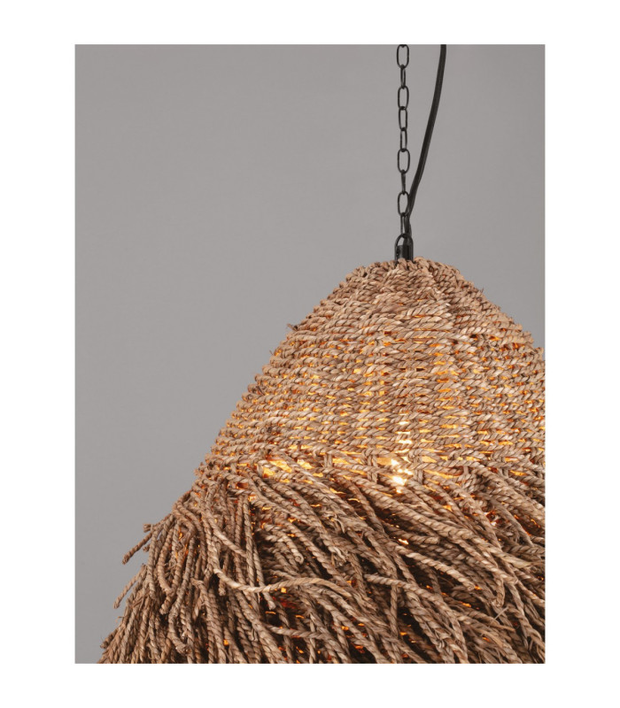 Natu 40cm Dome Pendant Ceiling Light Natural E27 1x12W-6