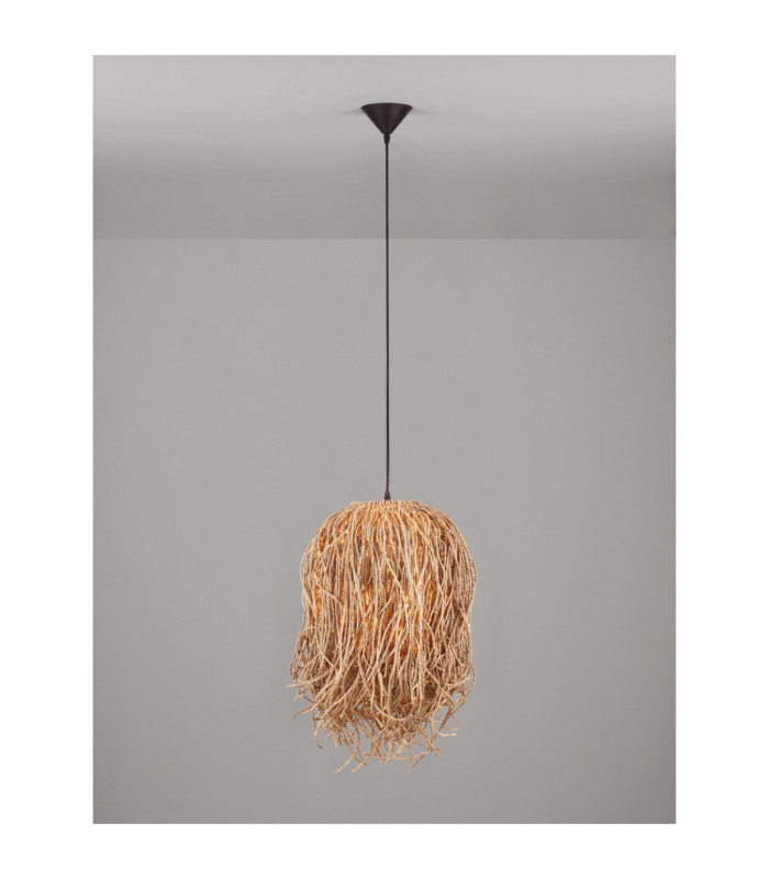 Natu Pendant Ceiling Light Natural E27 1x12W-3