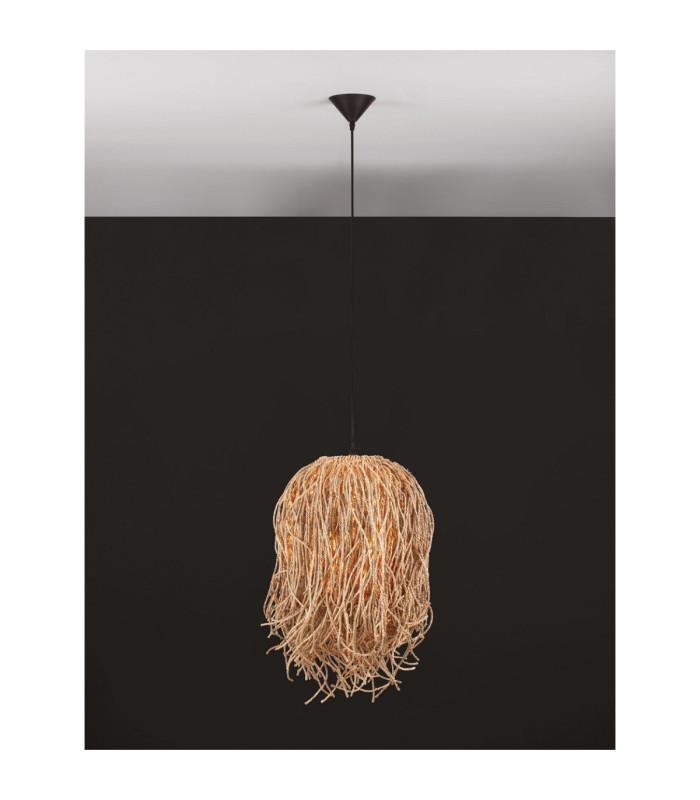 Natu Pendant Ceiling Light Natural E27 1x12W-4