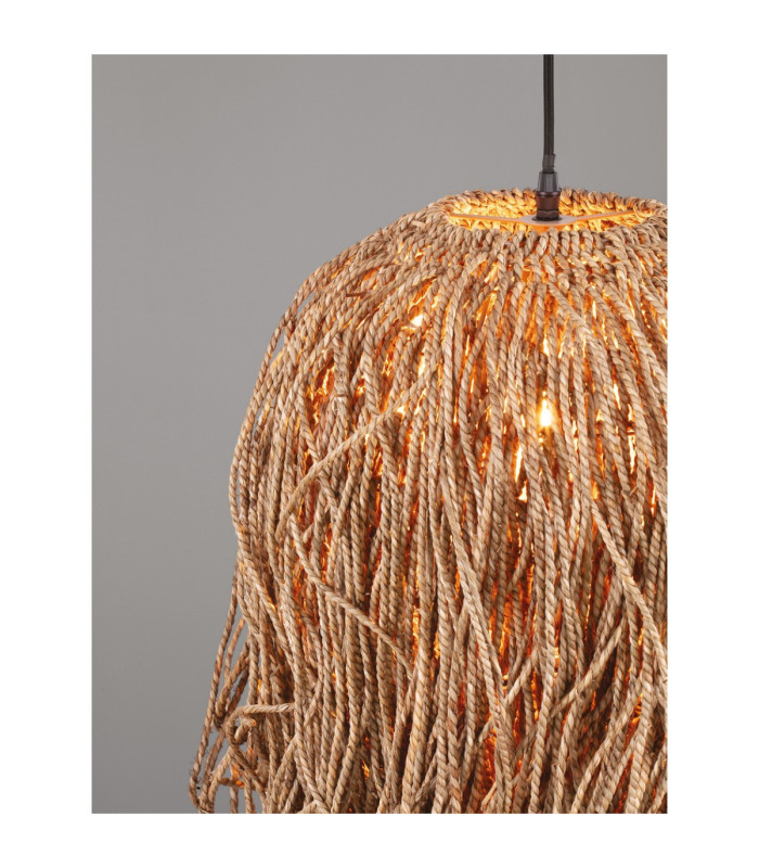 Natu Pendant Ceiling Light Natural E27 1x12W-6
