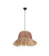Sorello Dome Pendant Ceiling Light Natural Red Sandy Black E27 1x12W-1