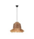 Sorello Dome Pendant Ceiling Light Natural Brown Sandy Black E27 1x12W-1