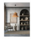 Sorello Dome Pendant Ceiling Light Natural Brown Sandy Black E27 1x12W-2
