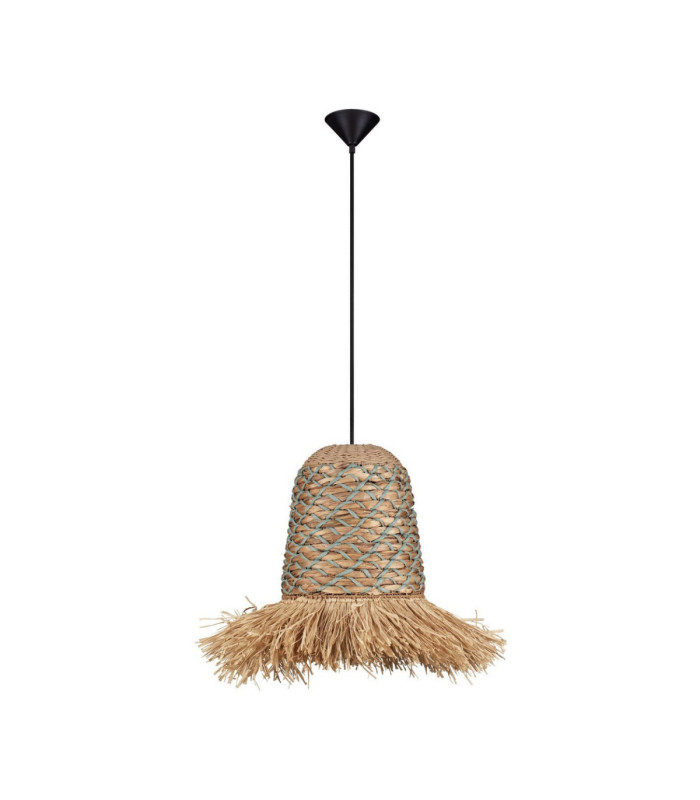 Sorello Dome Pendant Ceiling Light Natural Blue Sandy Black E27 1x12W-1