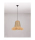 Sorello Dome Pendant Ceiling Light Natural Blue Sandy Black E27 1x12W-4