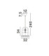 Sorello Dome Pendant Ceiling Light Natural Blue Sandy Black E27 1x12W-6