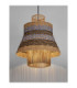 Mande Dome Pendant Ceiling Light Natural Blue. Sandy Black E27 1x12W-5