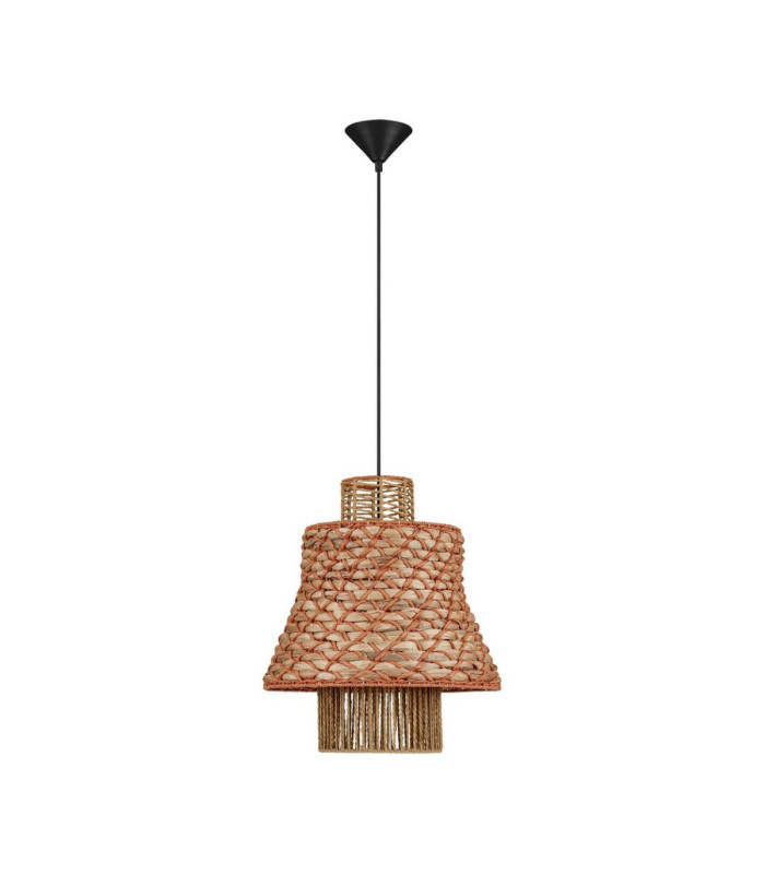 Mande Dome Pendant Ceiling Light Natural Orange Sandy Black E27 1x12W-1