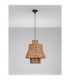 Mande Dome Pendant Ceiling Light Natural Orange Sandy Black E27 1x12W-3