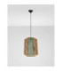 Dena Pendant Ceiling Light Natural Green Sandy Black E27 1x12W-3