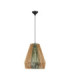 Dena Dome Pendant Ceiling Light Natural Green Sandy Black E27 1x12W-1