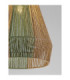 Dena Dome Pendant Ceiling Light Natural Green Sandy Black E27 1x12W-5