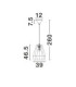 Dena Dome Pendant Ceiling Light Natural Green Sandy Black E27 1x12W-6